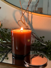 Load image into Gallery viewer, Frankincense &amp; Myrrh Amber Jar Candle
