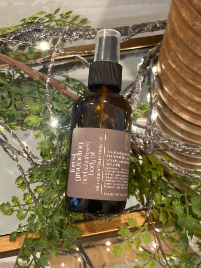 Forest Grounding Body Oil | Organic Woodsy Body Oil