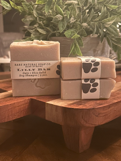 Lilly Bar | Natural, Plant-Based, Plastic-Free Dog Shampoo Bar