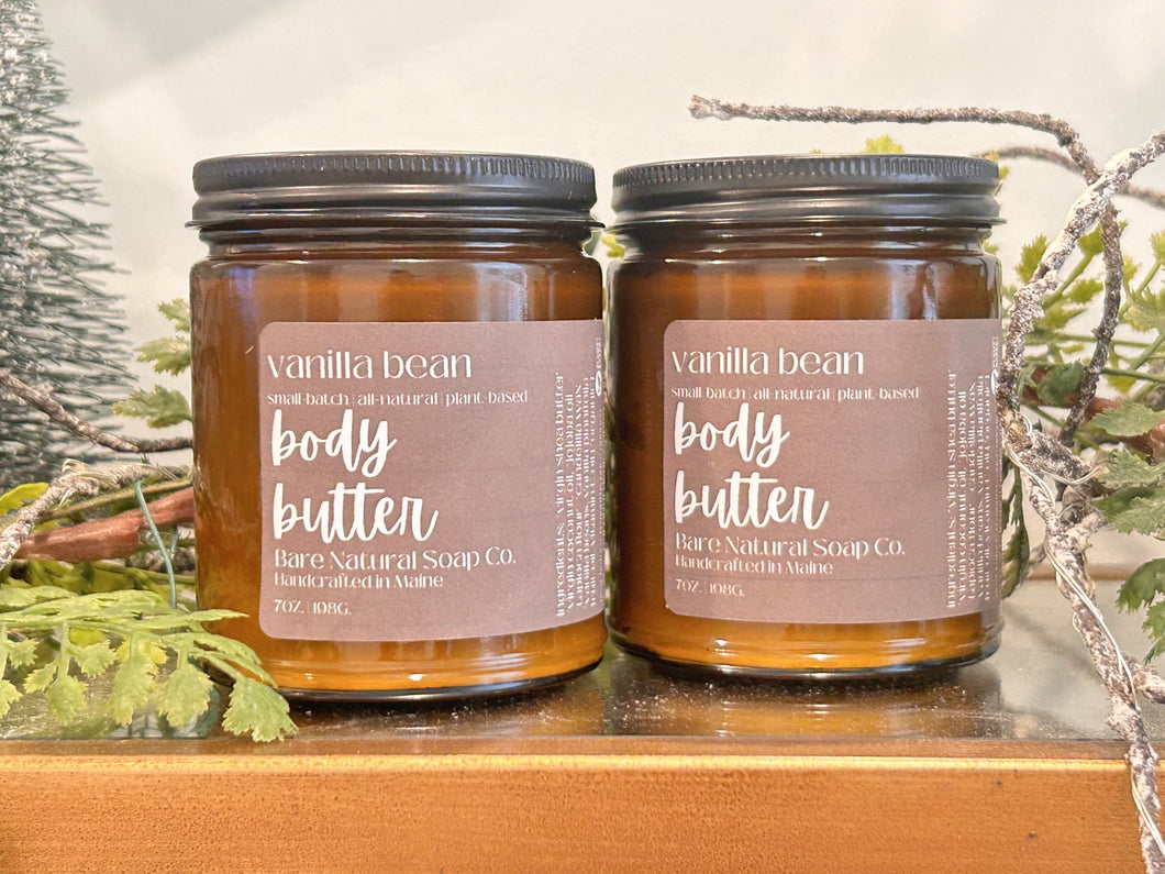 NEW! Vanilla Bean Body Butter | Face & Body| All-Natural