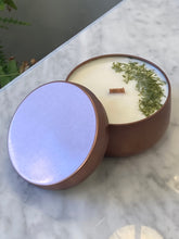 Load image into Gallery viewer, Maine White Pine Copper Tin Soy Candle
