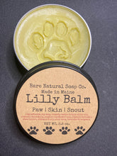 Load image into Gallery viewer, Organic Lilly Balm | Natural Dog Balm | Paw Skin Snout Balm
