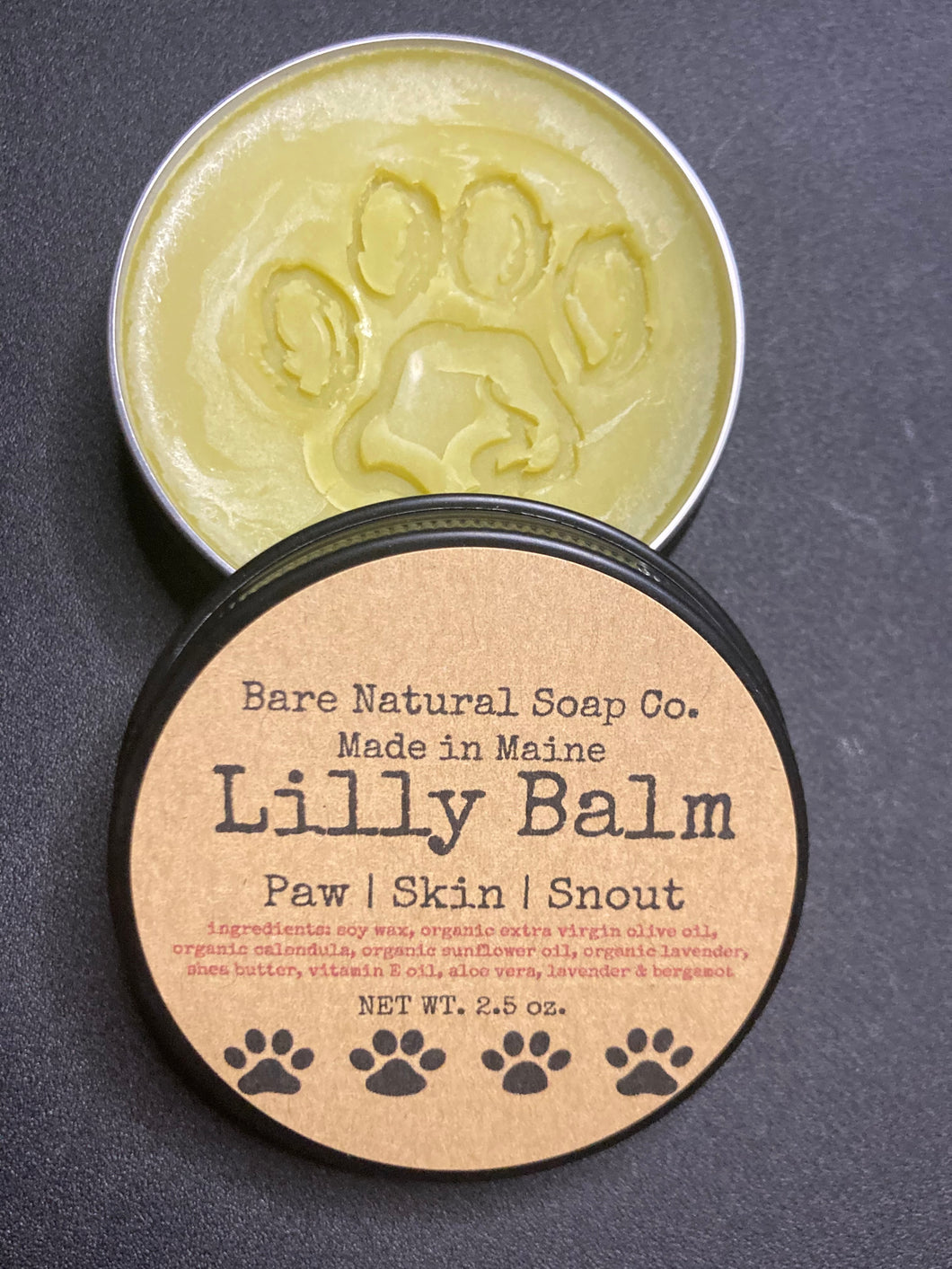 Organic Lilly Balm | Natural Dog Balm | Paw Skin Snout Balm