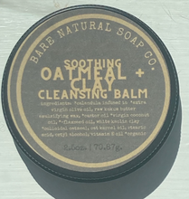 Load image into Gallery viewer, Soothing Oatmeal + Clay Cleansing Balm | Balm to Milk Cleanser
