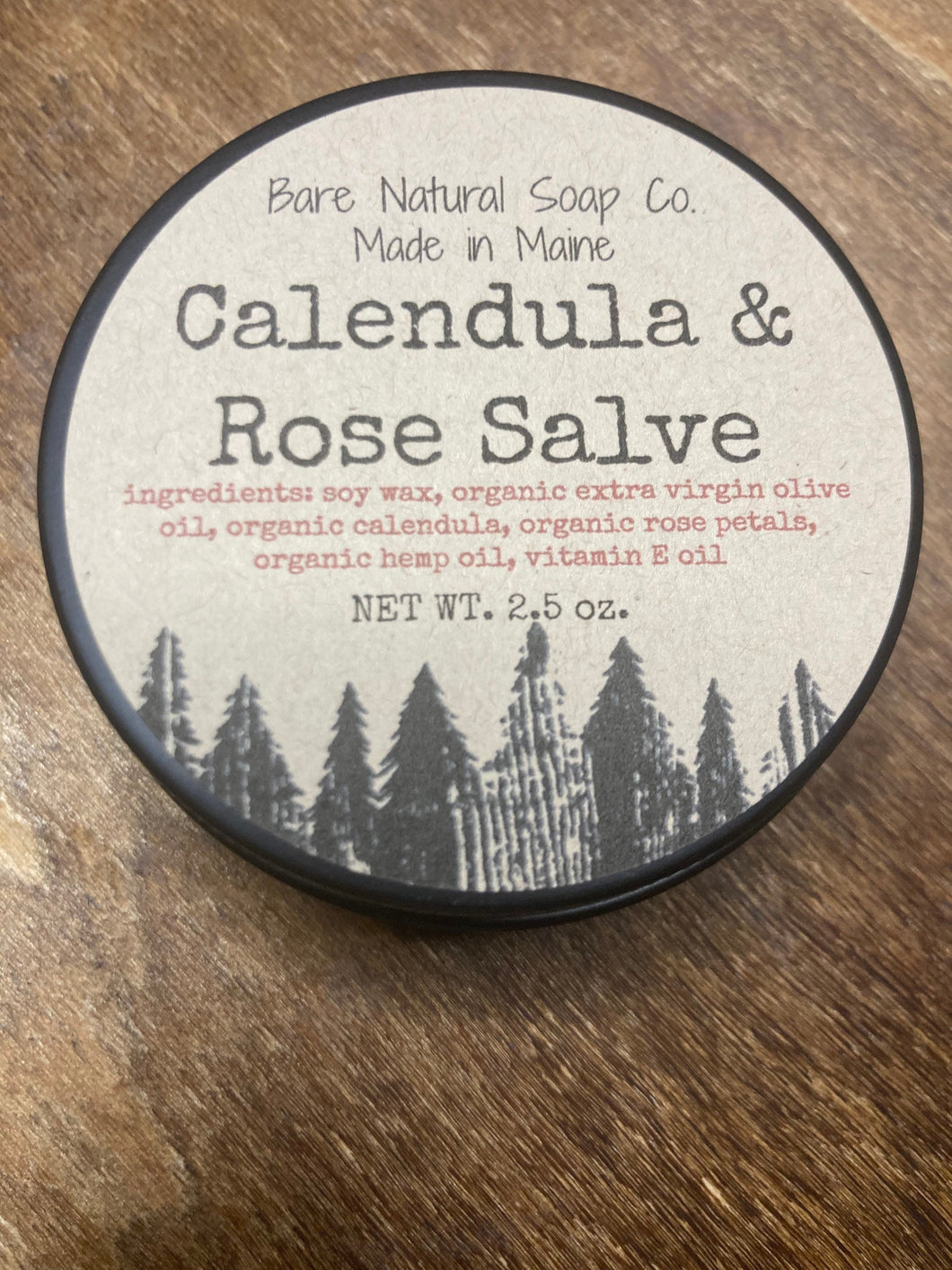 Organic Calendula Rose Herbal Salve | Healing Salve
